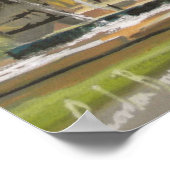 Edinburgh Burg Ölgemälde Gordon Bruce Art Poster (Ecke)