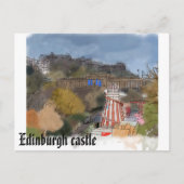 Edinburgh Burg Postkarte (Vorderseite)