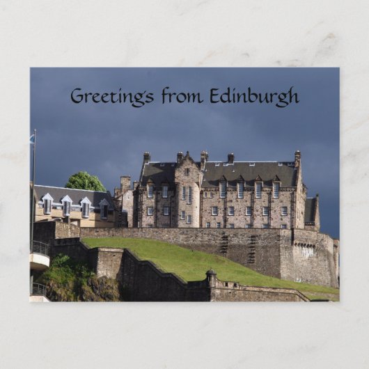 edinburgh Burg Postkarte (Vorderseite)