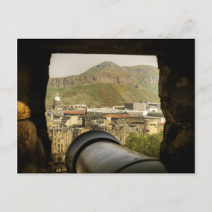 Edinburgh Castle Cannon Postkarte