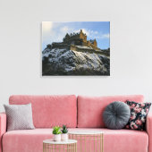 Edinburgh Castle Covered in Snow Leinwanddruck (Insitu (Wohnzimmer))