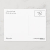 Edinburgh Castle Esplanade, Edinburgh, Schottland Postkarte (Rückseite)