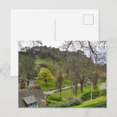 Edinburgh Castle im Frühling Postkarte (Vorne/Hinten)