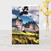 Edinburgh Castle Karte (Gelbe Blume)