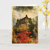 Edinburgh Castle Karte (Gelbe Blume)