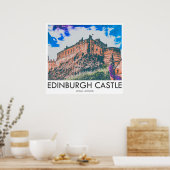 Edinburgh Castle, Lothian, Schottland Poster (Küche)