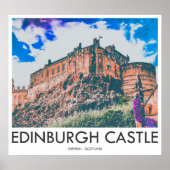 Edinburgh Castle, Lothian, Schottland Poster (Vorne)