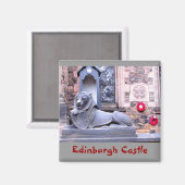 Edinburgh Castle Magnet (Vorderseite/Rückseite)