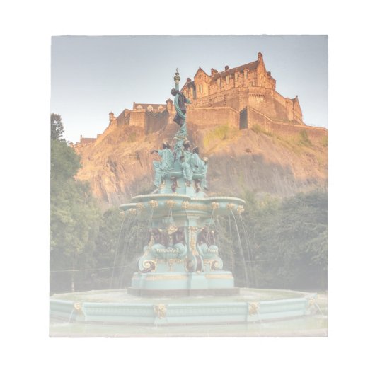 Edinburgh Castle Notizblock (Vorderseite)