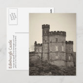 Edinburgh Castle Palace - Postkarte (Vorne/Hinten)