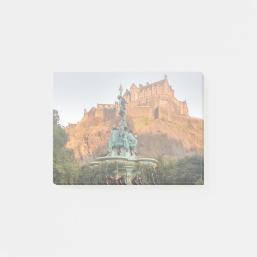 Edinburgh Castle Post-it Klebezettel (Vorderseite)