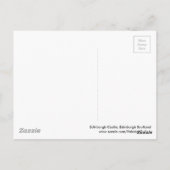 Edinburgh Castle Postkarte (Rückseite)