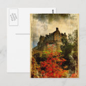 Edinburgh Castle Postkarte (Vorne/Hinten)