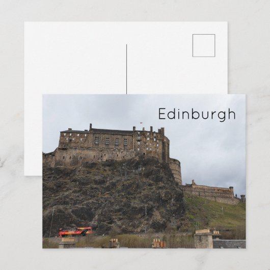 Edinburgh Castle Postkarte (Vorne/Hinten)