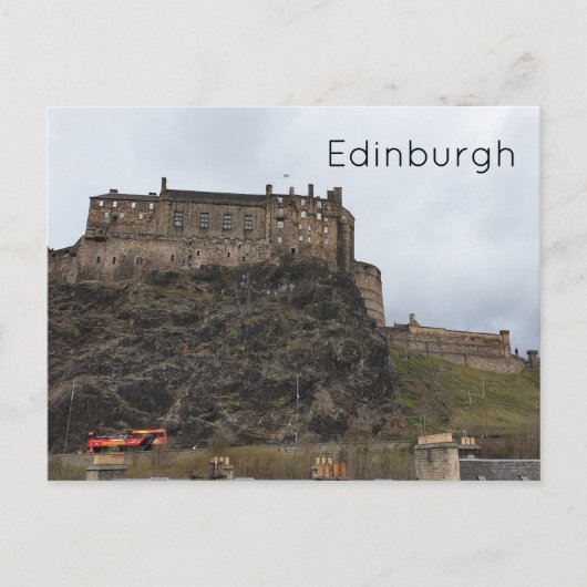 Edinburgh Castle Postkarte (Vorderseite)
