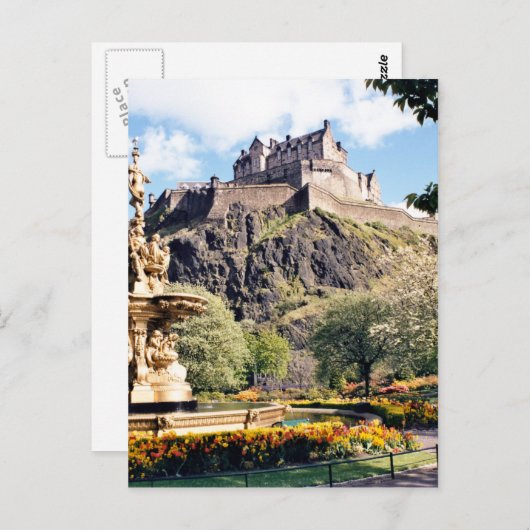 Edinburgh Castle Postkarte (Vorne/Hinten)