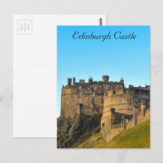 Edinburgh Castle Postkarte (Vorne/Hinten)
