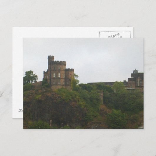 Edinburgh Castle Postkarte (Vorne/Hinten)