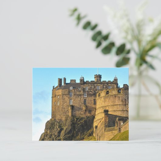 Edinburgh Castle Postkarte (Stehend Vorderseite)