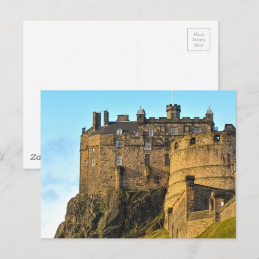 Edinburgh Castle Postkarte (Vorne/Hinten)