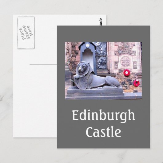 Edinburgh Castle Postkarte (Vorne/Hinten)