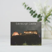 Edinburgh Castle Postkarte (Stehend Vorderseite)