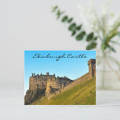 Edinburgh Castle Postkarte (Stehend Vorderseite)
