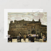 Edinburgh Castle Postkarte (Vorne/Hinten)