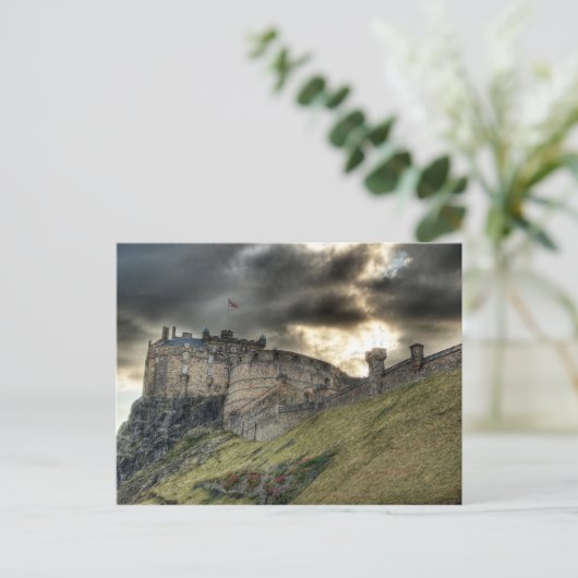 Edinburgh Castle Postkarte (Stehend Vorderseite)