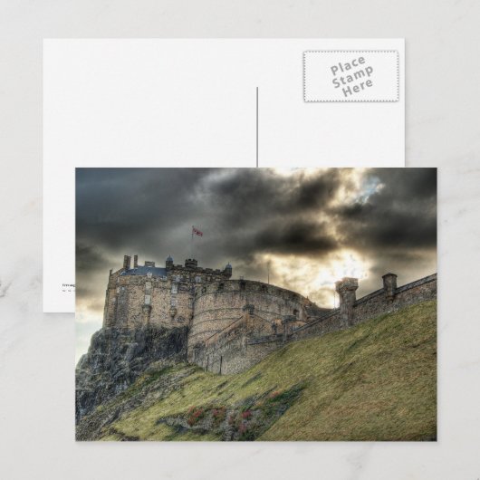 Edinburgh Castle Postkarte (Vorne/Hinten)