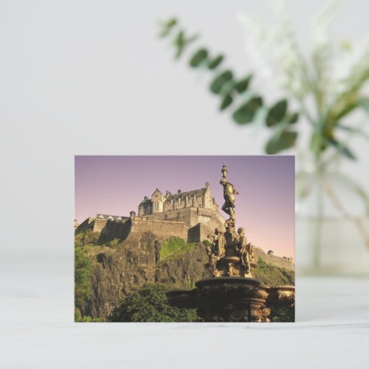 Edinburgh Castle Postkarte (Stehend Vorderseite)