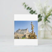 Edinburgh Castle Postkarte (Stehend Vorderseite)