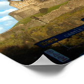Edinburgh Castle Print Poster (Ecke)