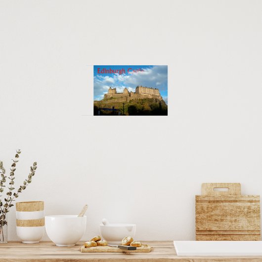 Edinburgh Castle Print Poster (Küche)