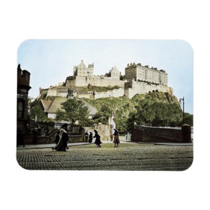 Edinburgh Castle Schottland 1910 Grassmarket Magnet