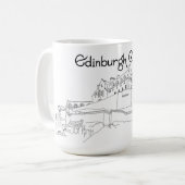 Edinburgh Castle, Schottland Kaffeetasse (Vorderseite Links)