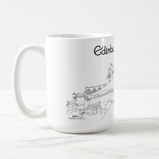 Edinburgh Castle, Schottland Kaffeetasse (Links)