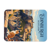Edinburgh Castle Schottland Magnet (Horizontal)