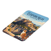 Edinburgh Castle Schottland Magnet (Linke Seite)