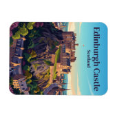 Edinburgh Castle Schottland Magnet (Horizontal)