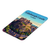 Edinburgh Castle Schottland Magnet (Linke Seite)