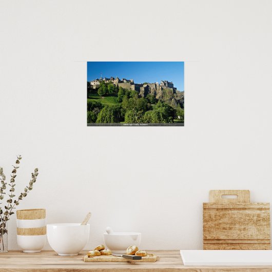 Edinburgh Castle, Schottland Poster (Küche)