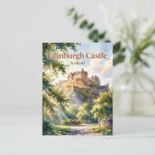 Edinburgh Castle Schottland Postkarte (Stehend Vorderseite)