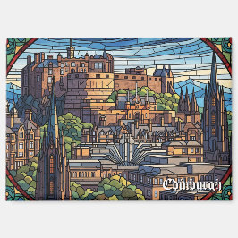 Edinburgh Castle Schottland Reise Magnet