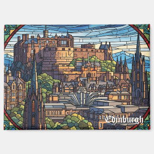 Edinburgh Castle Schottland Reise Magnet