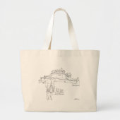Edinburgh Castle, Schottland Tote Bag Jumbo Stoffbeutel (Vorne)