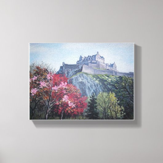 Edinburgh Castle, Schottland, von Pola.B.Alex Leinwanddruck (Vorderseite)