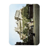 Edinburgh Castle Scotland 1910 Grassmarket Magnet (Vertikal)