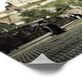 Edinburgh Castle Scotland 1910 Grassmarket Poster (Ecke)