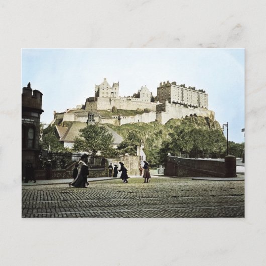 Edinburgh Castle Scotland 1910 Grassmarket Postkarte (Vorderseite)